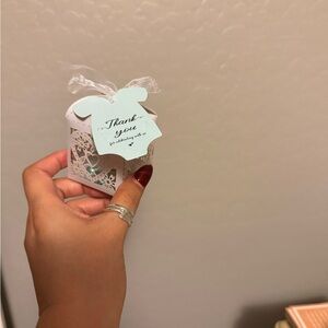 Elegant White Gift Box with Ribbon